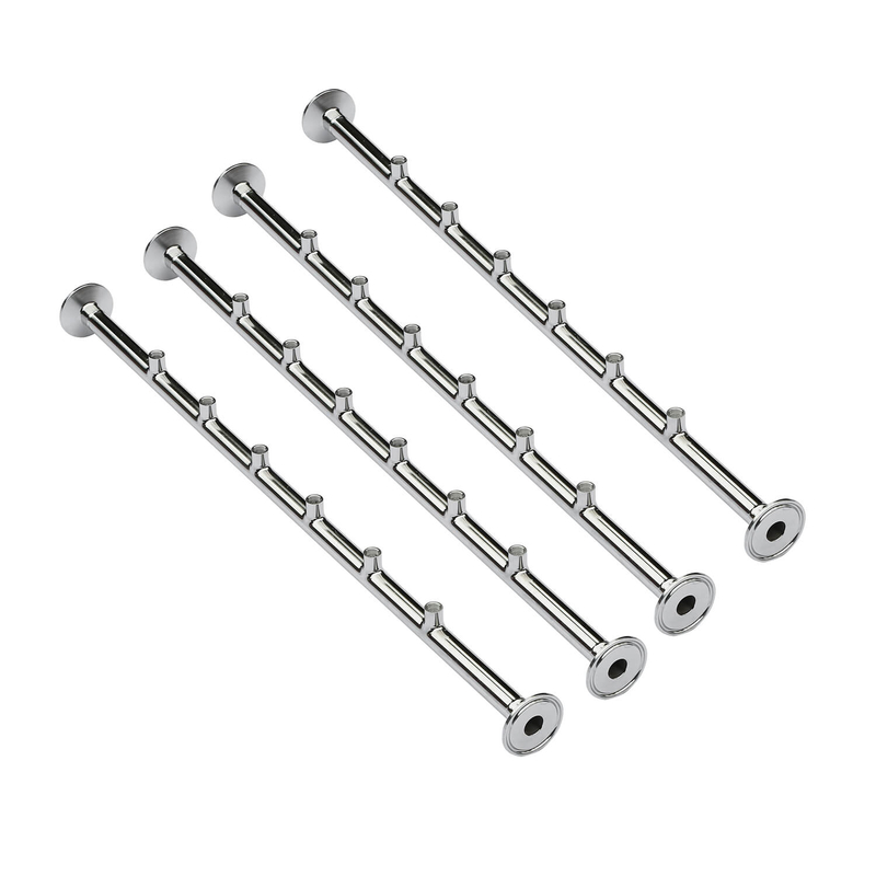 Stainless Steel Manifold with Sanitary Ferrule Connection